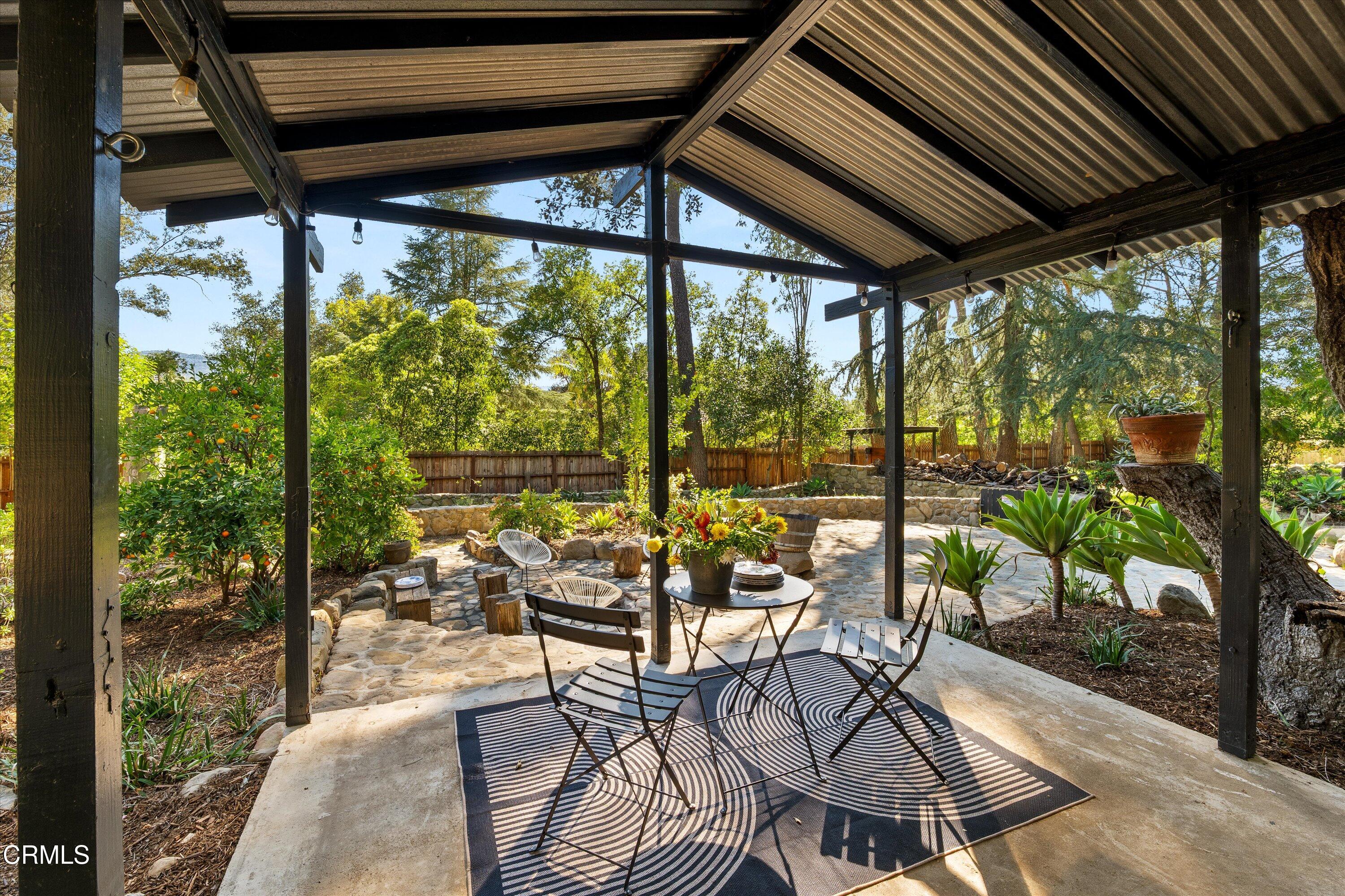 3541 Thacher Road Ojai, CA 93023 - Photo 26 of 50 a view of porch with chairs and furniture