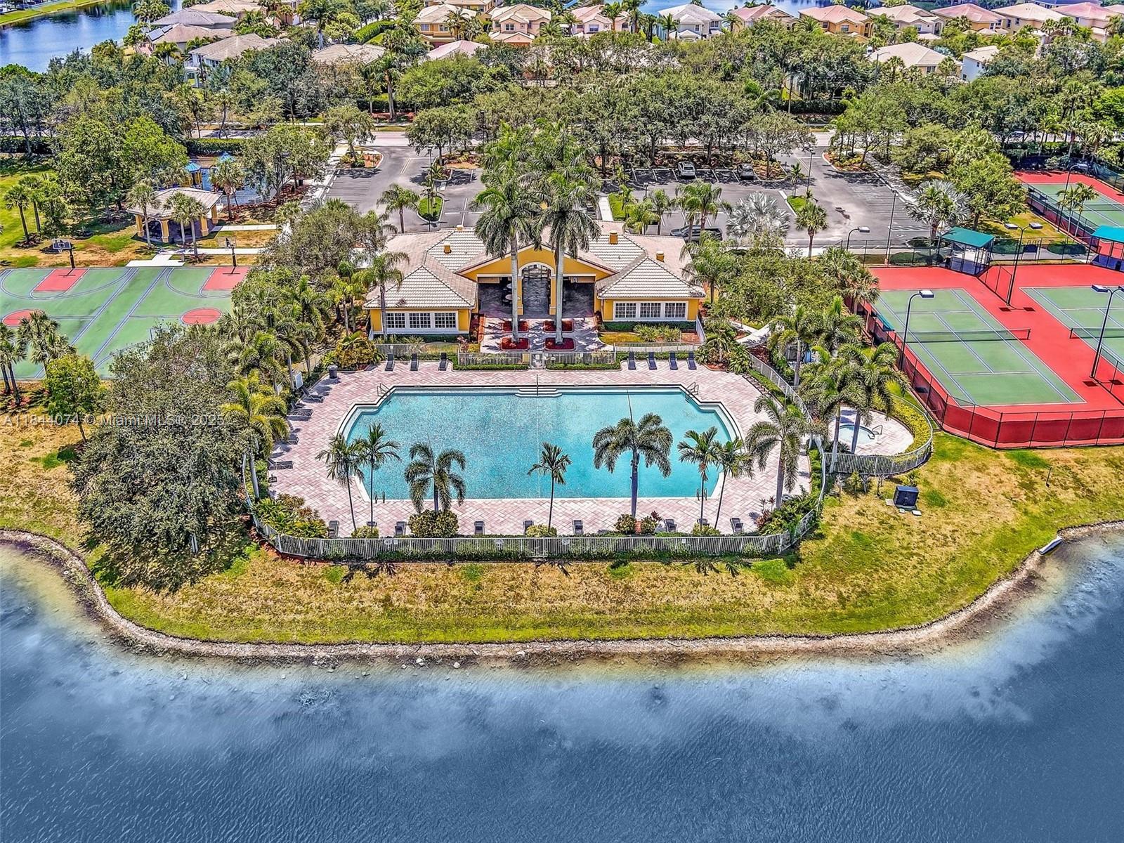 4331 Southwest 124th Way Miramar, FL 33027 - Photo 55 of 58 a view of a swimming pool