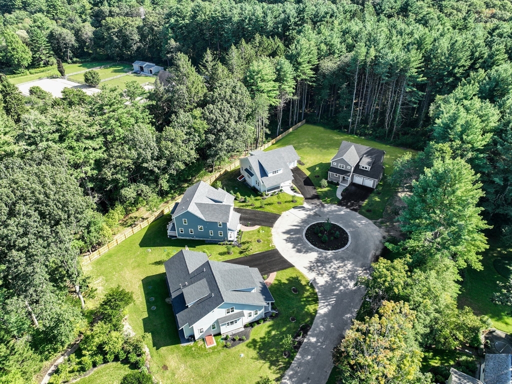 1 Emmeline Path, Unit 1 Wayland, MA 01778 - Photo 20 of 22 an aerial view of house with yard swimming pool and outdoor seating