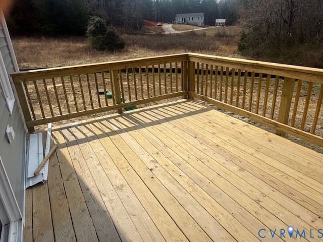 1526 New Town Road Goochland, VA 23063 - Photo 10 of 17 a view of balcony with wooden floor