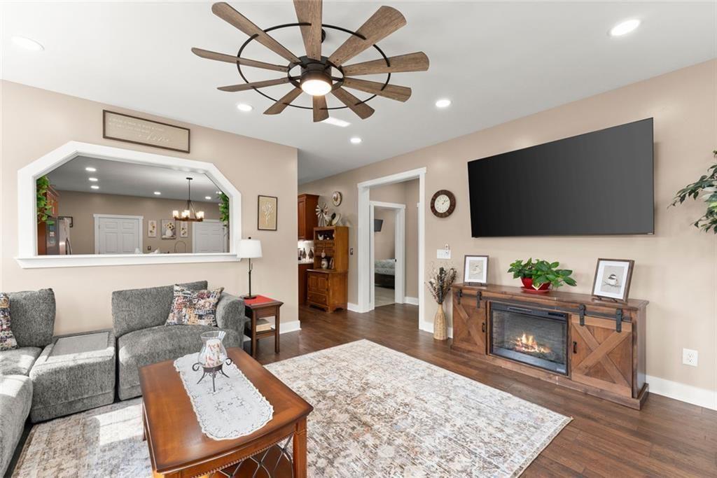 152 Grover Taylor Road Demorest, GA 30535 - Photo 19 of 68 a living room with furniture and a flat screen tv
