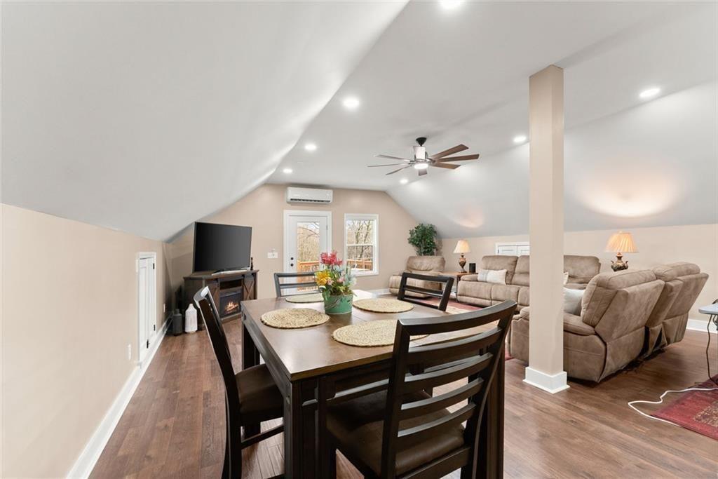 152 Grover Taylor Road Demorest, GA 30535 - Photo 40 of 68 a view of a dining room with furniture and wooden floor