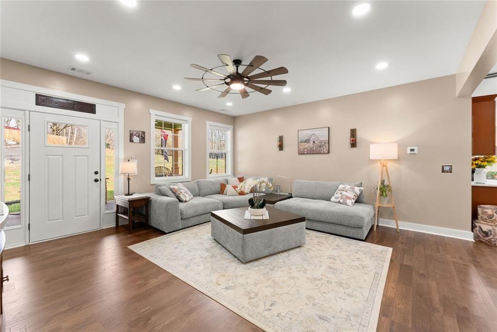 152 Grover Taylor Road Demorest, GA 30535 - Photo 9 of 68 a living room with furniture and wooden floor