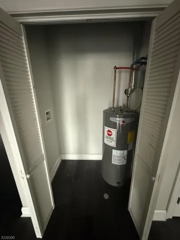 a view of storage and utility room