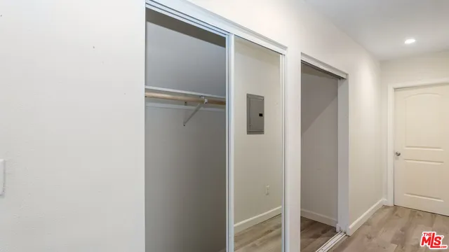 a view of closet area