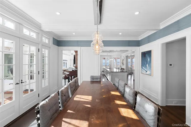 a view of a room with lots of gym equipment