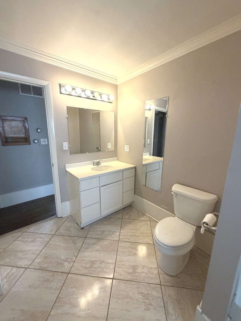 401 North Street Mazon, IL 60444 - Photo 13 of 23 a bathroom with a sink a toilet and mirror
