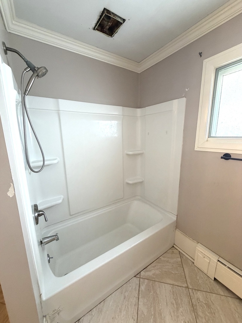 401 North Street Mazon, IL 60444 - Photo 14 of 23 a bath tub sitting next to a shower