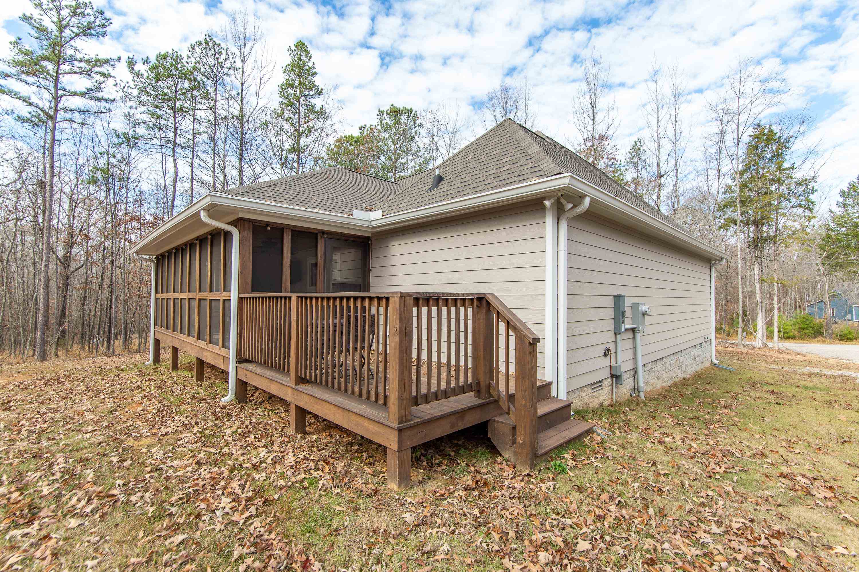 85 Rustic Trail Counce, TN 38326 - Photo 19 of 24 a view of a house with a yard and wooden fence
