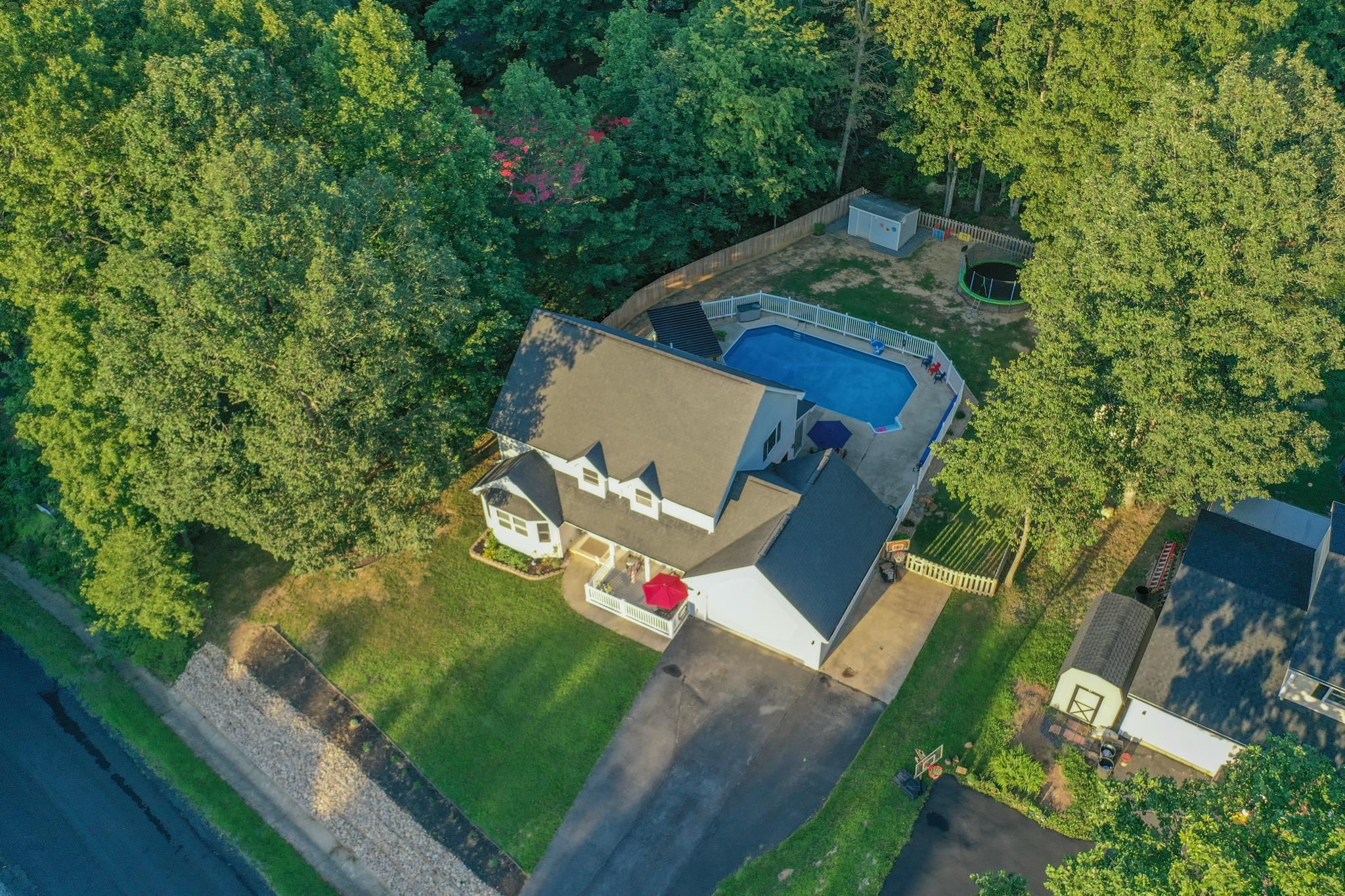 172 Beagle Gap Run Waynesboro, VA 22980 - Photo 6 of 32 an aerial view of a house with a yard
