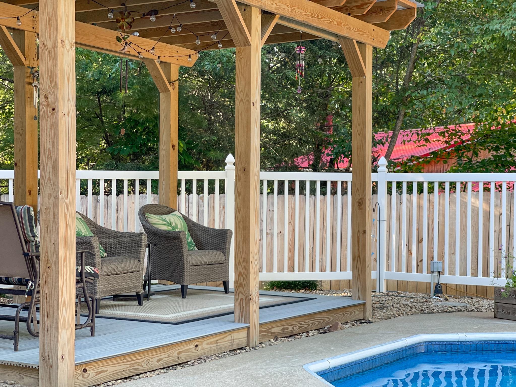 172 Beagle Gap Run Waynesboro, VA 22980 - Photo 9 of 32 a view of a chair and table in the patio