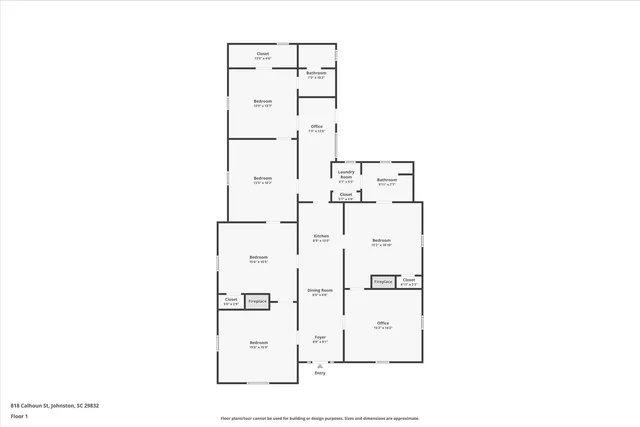 $329,900 | 818 Calhoun Street, Johnston, SC 29832