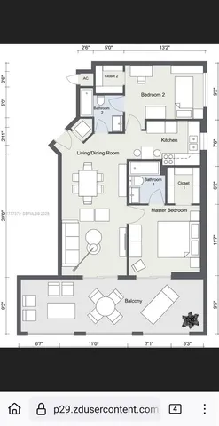 a view of a black and white photo