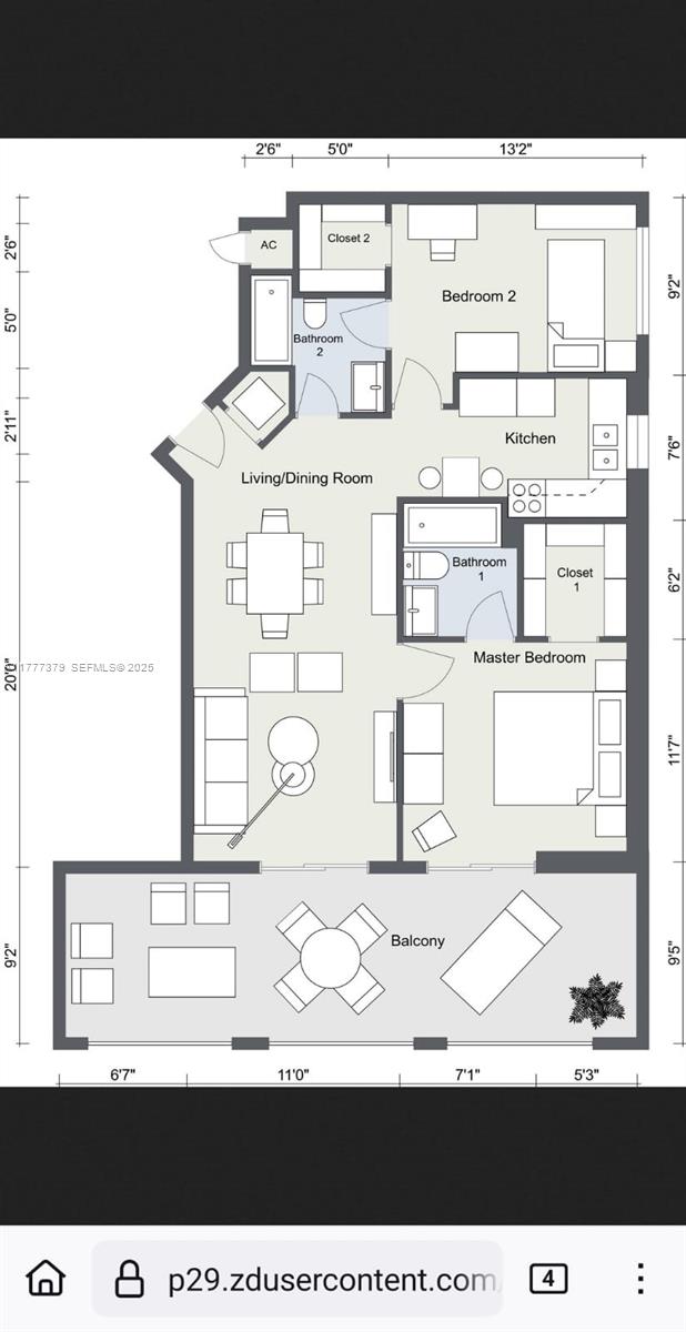 170 Southeast 14th Street, Unit 2705 Miami, FL 33131 - Photo 6 of 41 a view of a black and white photo