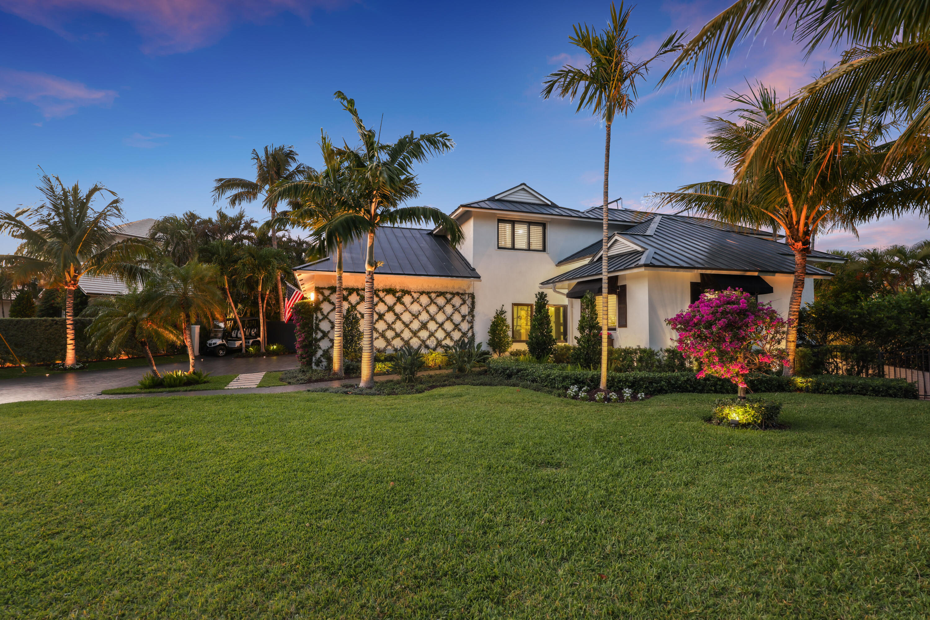 125 Marlin Drive Ocean Ridge, FL 33435 - Photo 92 of 121 Front Yard Twilight