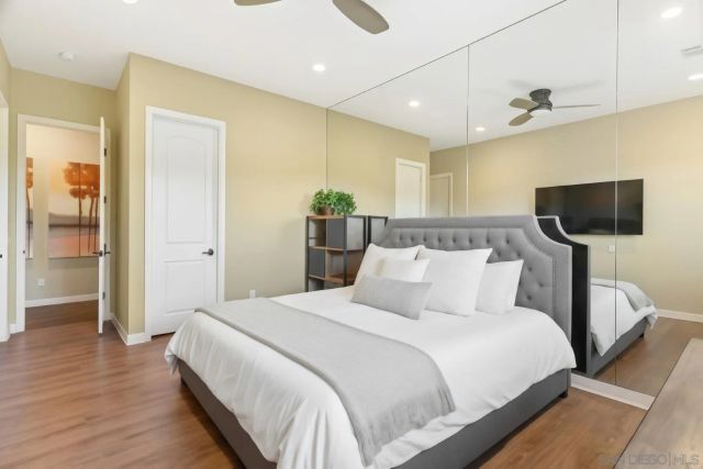 a view of a golf course with a lake