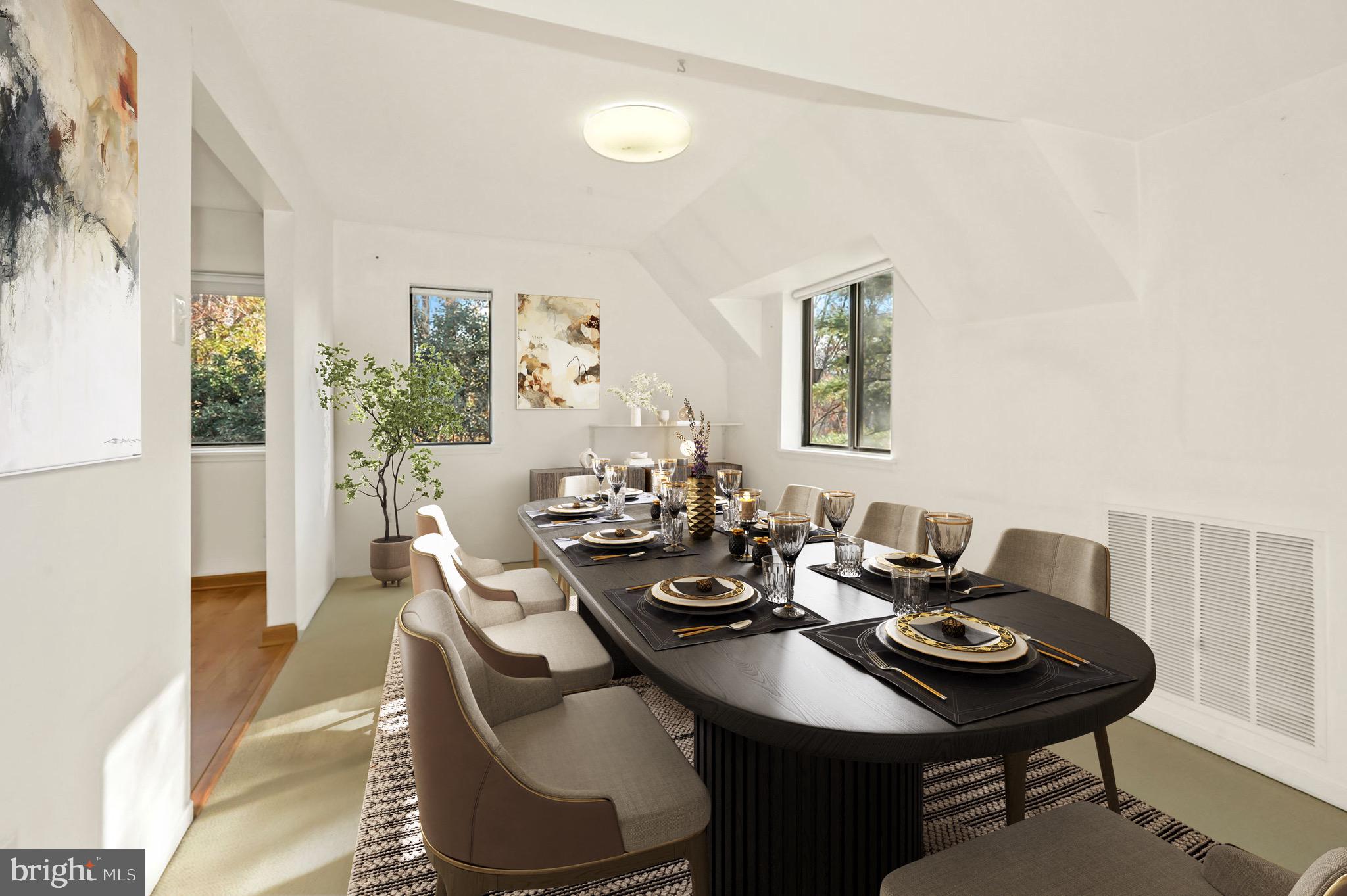 1639 Parkcrest Circle, Unit 300 Reston, VA 20190 - Photo 4 of 23 Light-filled formal dining room