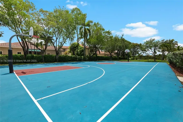 a view of tennis court