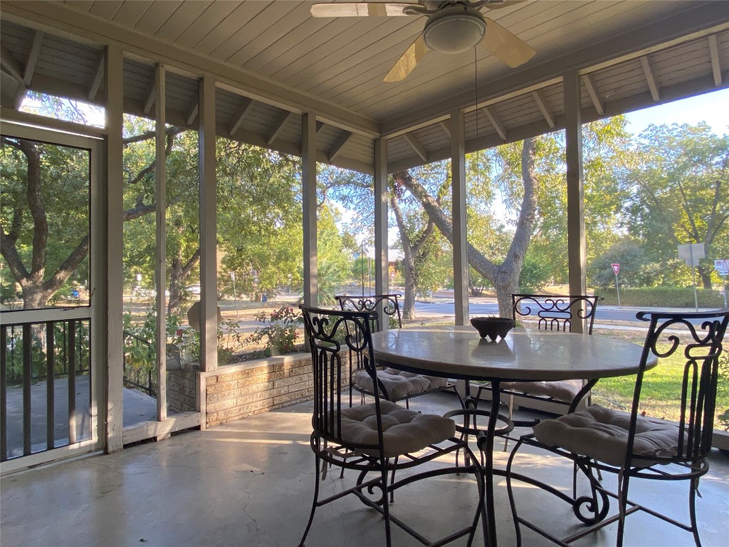 3101 Wheeler Street Austin, TX 78705 - Photo 14 of 16 a view of a dining room with furniture window and outside view