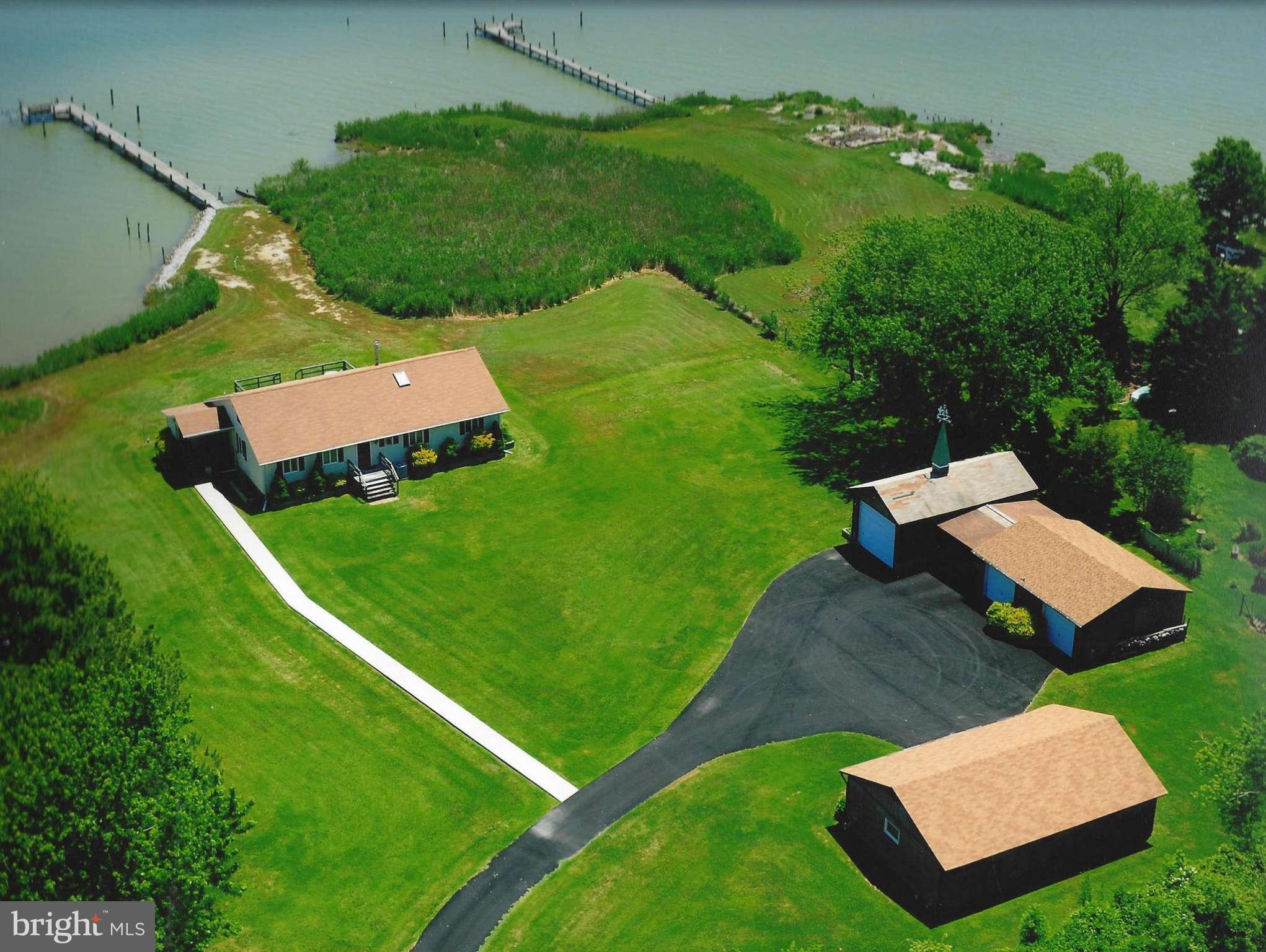4883 Fairbank Road Tilghman, MD 21671 - Photo 1 of 28 Aerial of the Property