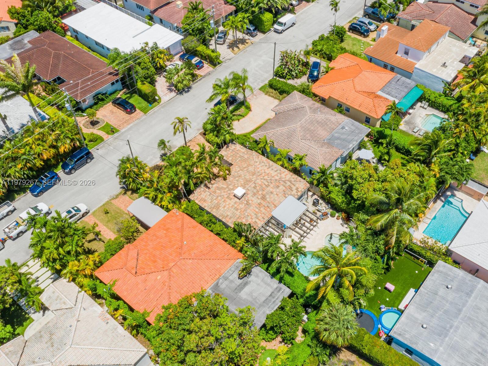8927 Hawthorne Avenue Surfside, FL 33154 - Photo 31 of 40 an aerial view of a house