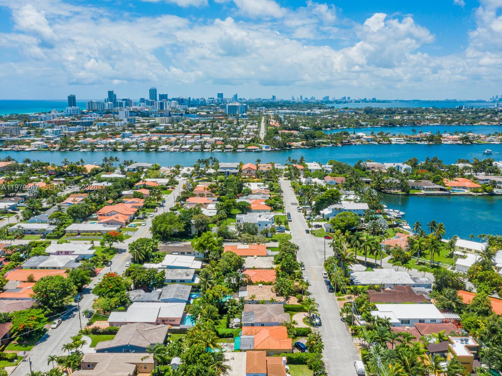 8927 Hawthorne Avenue Surfside, FL 33154 - Photo 35 of 40 an aerial view of a city with lots of residential buildings ocean and lots of residential buildings in the back