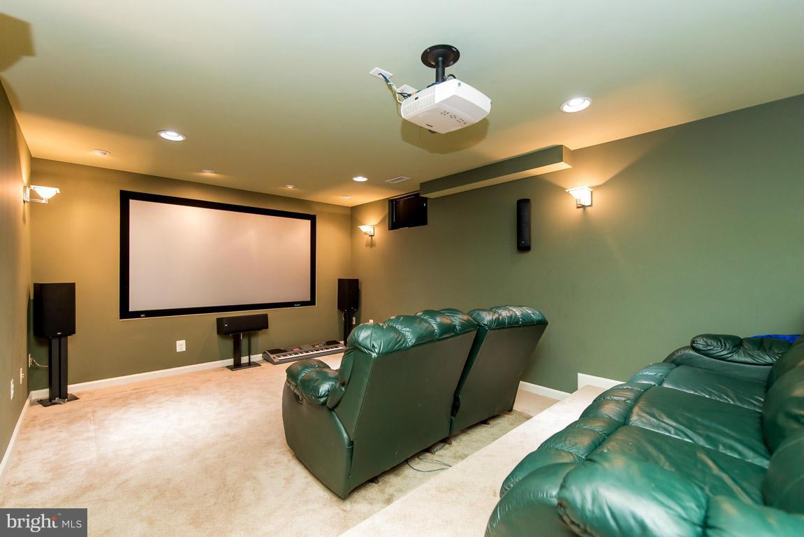 9618 Brie Road Randallstown, MD 21133 - Photo 24 of 30 Home Theater with leather seating