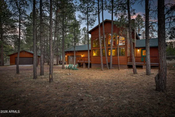 a view of a house with a porch