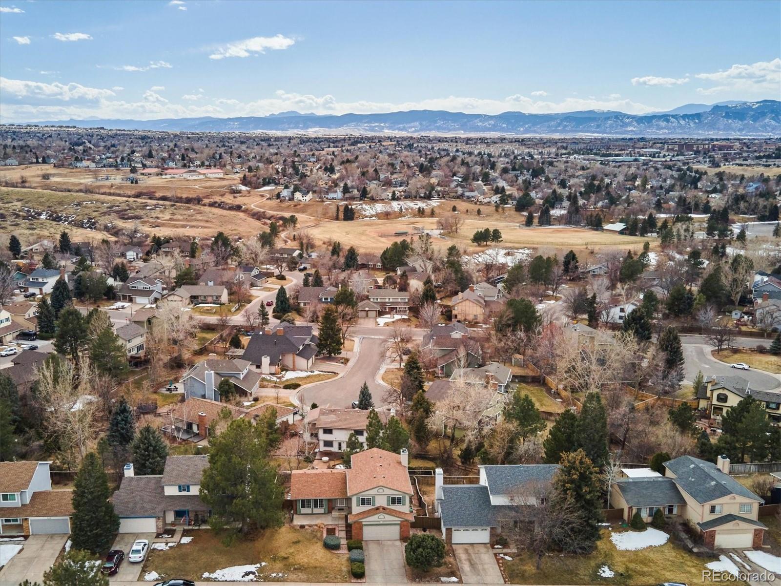 462 Northridge Road Highlands Ranch, CO 80126 - Photo 34 of 36 an aerial view of a