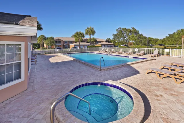 swimming pool view with a outdoor space