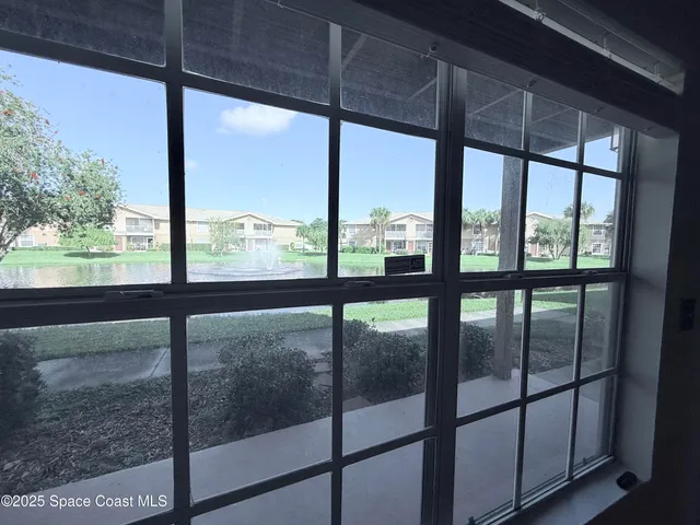 a view of outdoor with a window