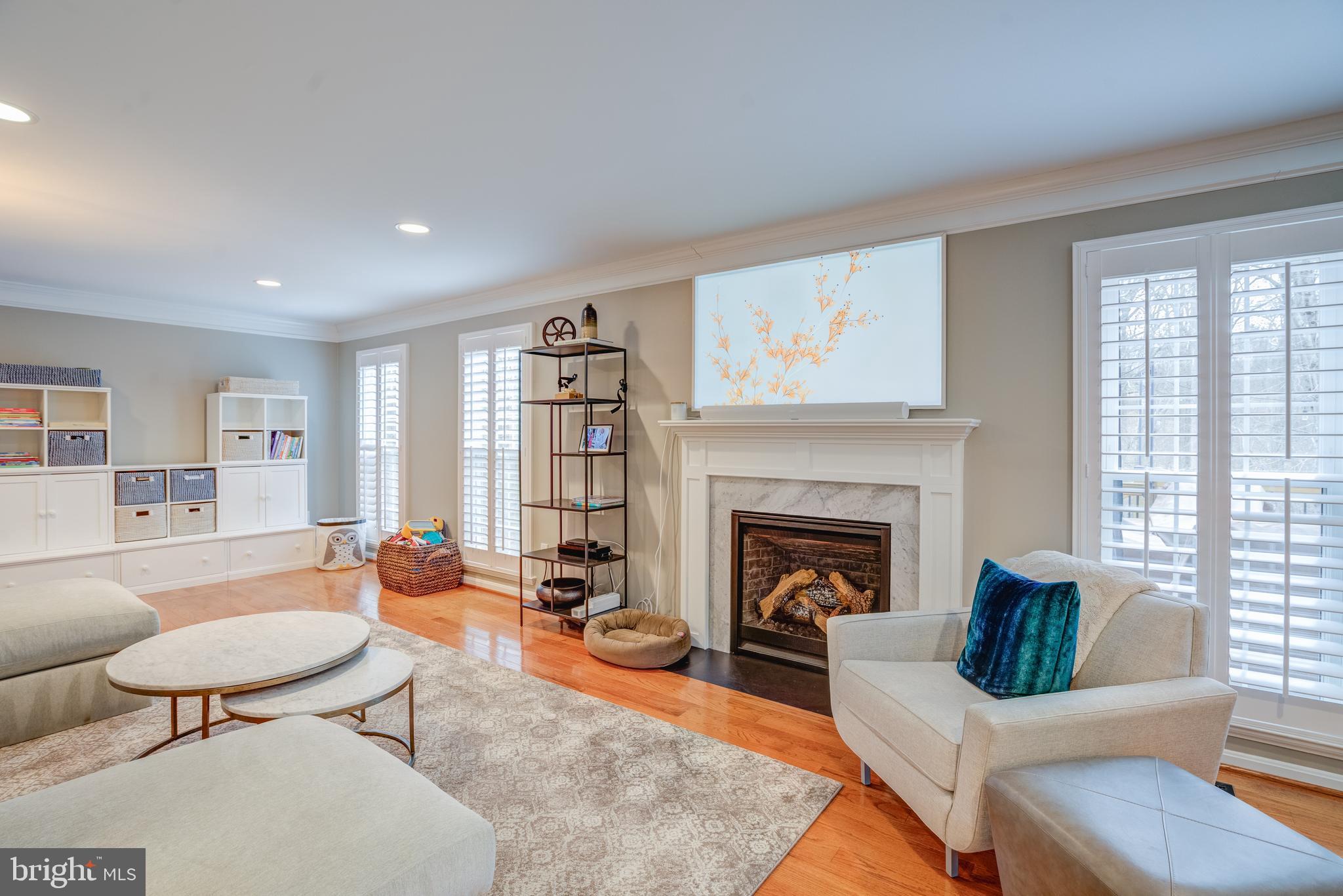 8529 High Timber Court Ellicott City, MD 21043 - Photo 15 of 94 a living room with furniture and a fireplace