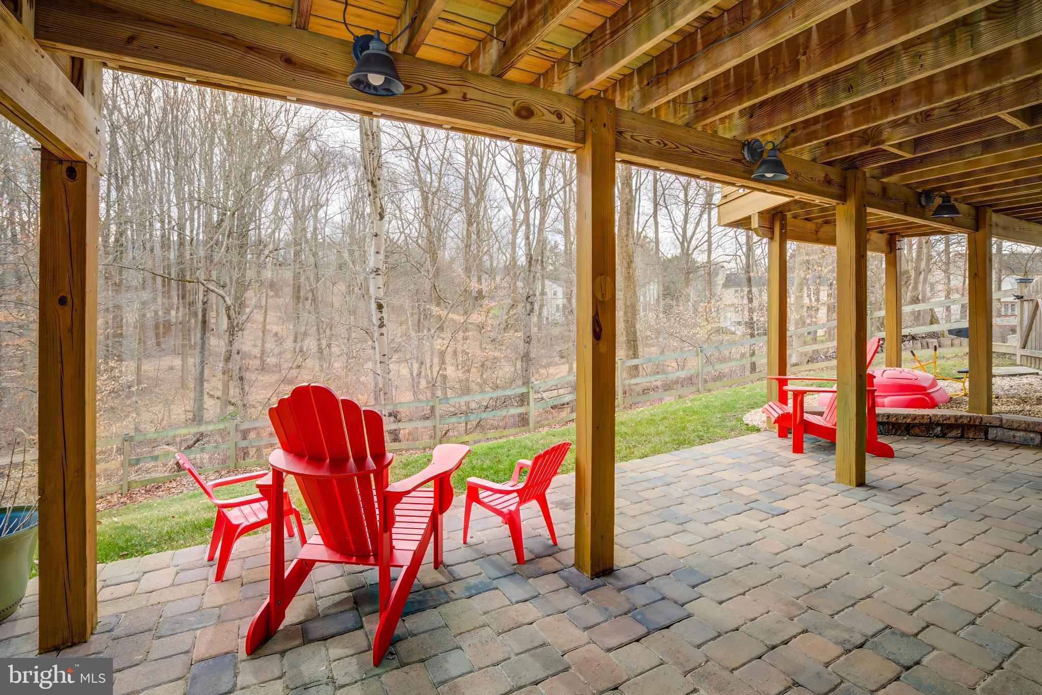 8529 High Timber Court Ellicott City, MD 21043 - Photo 79 of 94 a view of swimming pool with red chairs in front of it