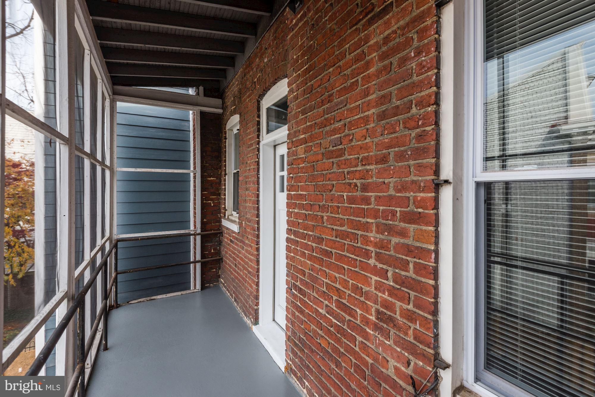 1227 Park Road Northwest Washington, DC 20010 - Photo 26 of 30 Huge screened rear balcony