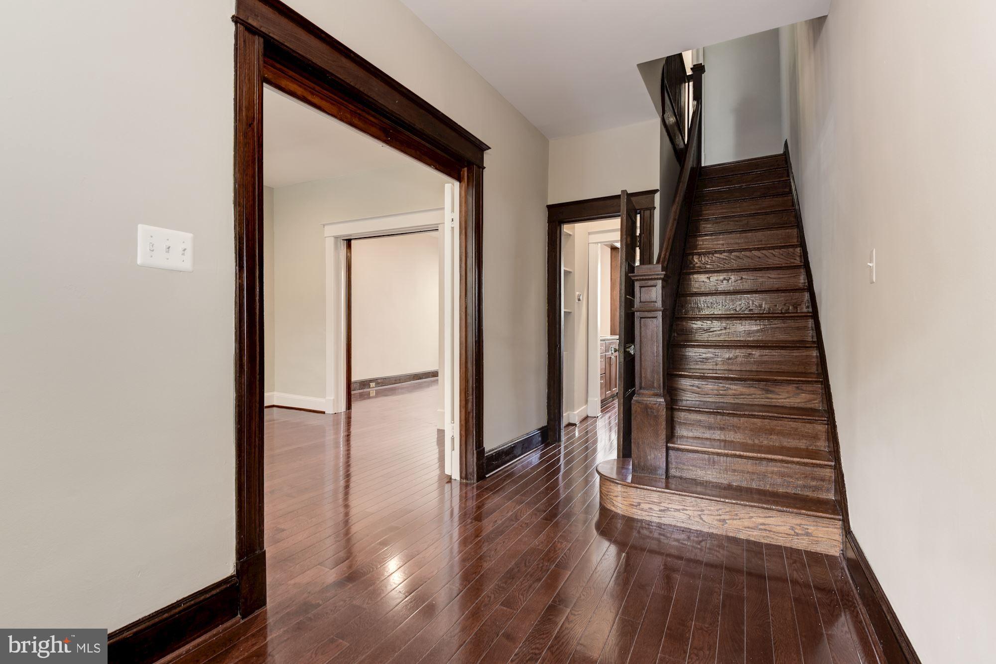 1227 Park Road Northwest Washington, DC 20010 - Photo 5 of 30 Entryway with original wood work
