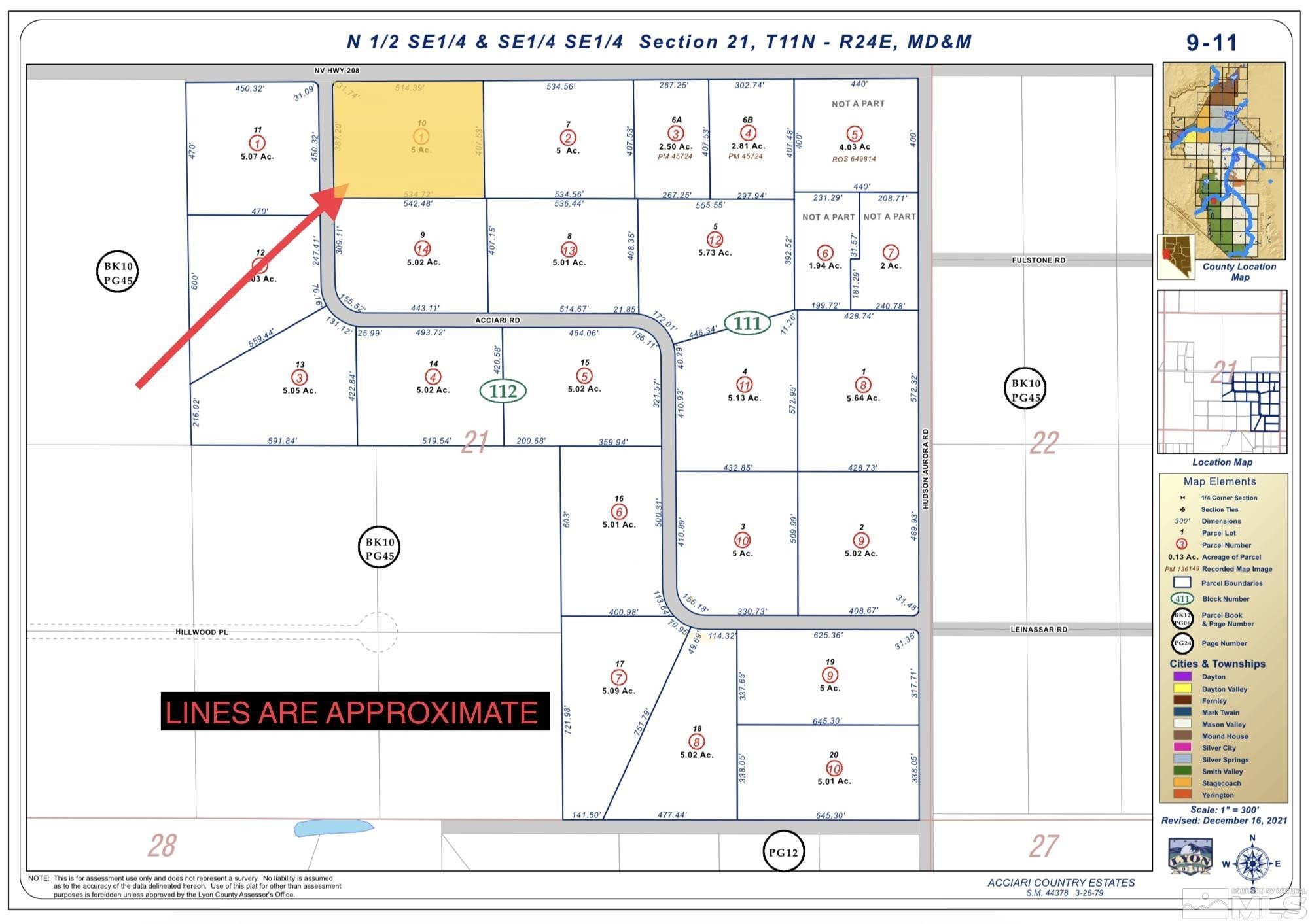 6 Acciari Road Smith, NV 89430 - Photo 11 of 11 a picture of a bench