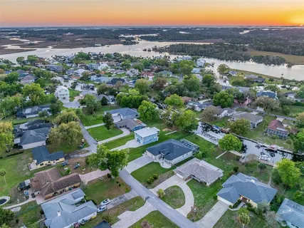 an aerial view of residential house with outdoor space