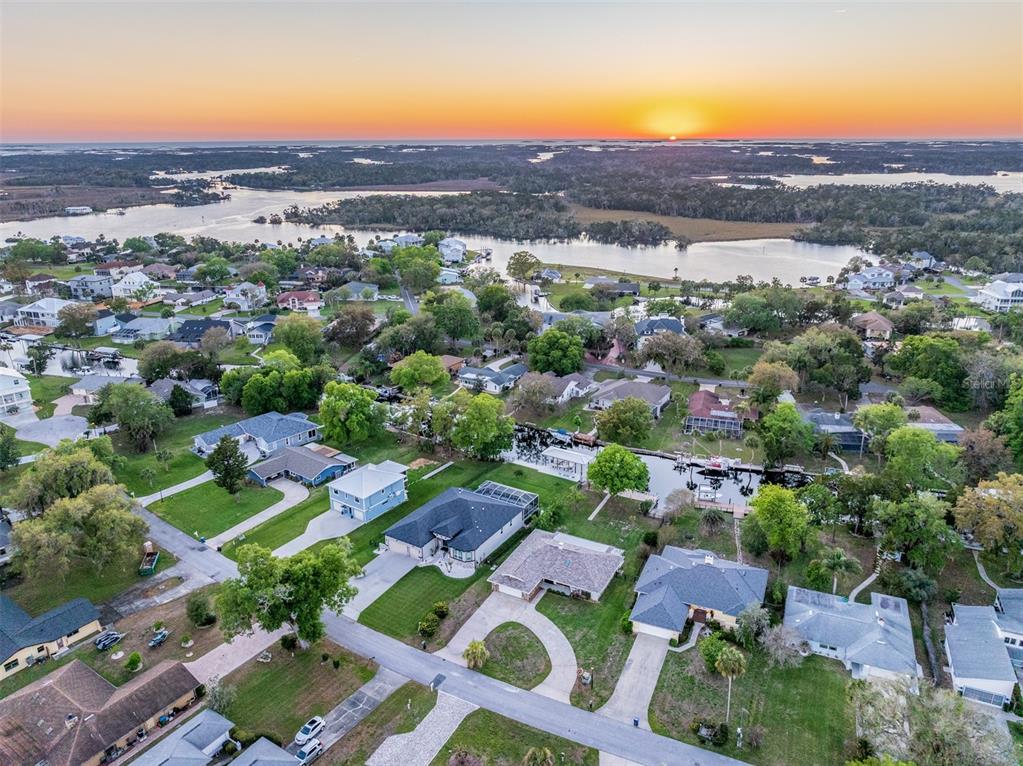 5012 South Deepwater Point Homosassa, FL 34448 - Photo 37 of 42 an aerial view of residential houses and outdoor space