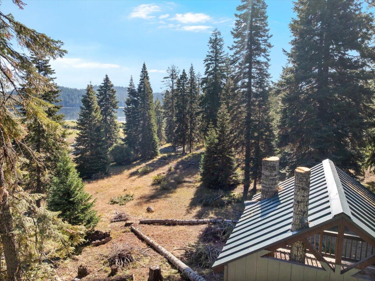 7670 Hyatt Prairie Road Ashland, OR 97520 - Photo 44 of 49 Aerial view of roof and lake