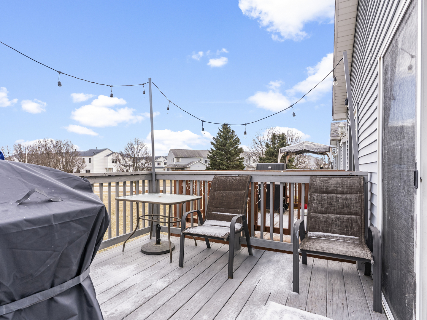 1923 Waters Edge Drive Minooka, IL 60447 - Photo 3 of 24 a view of a balcony with chairs