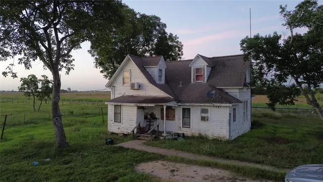 a view of a house with garden