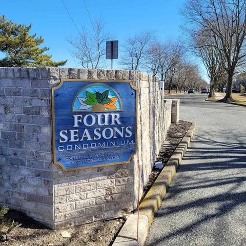 a view of street sign