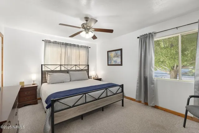 a view of backyard with deck