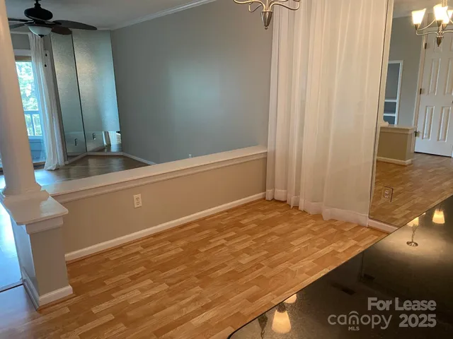 a view of an empty room