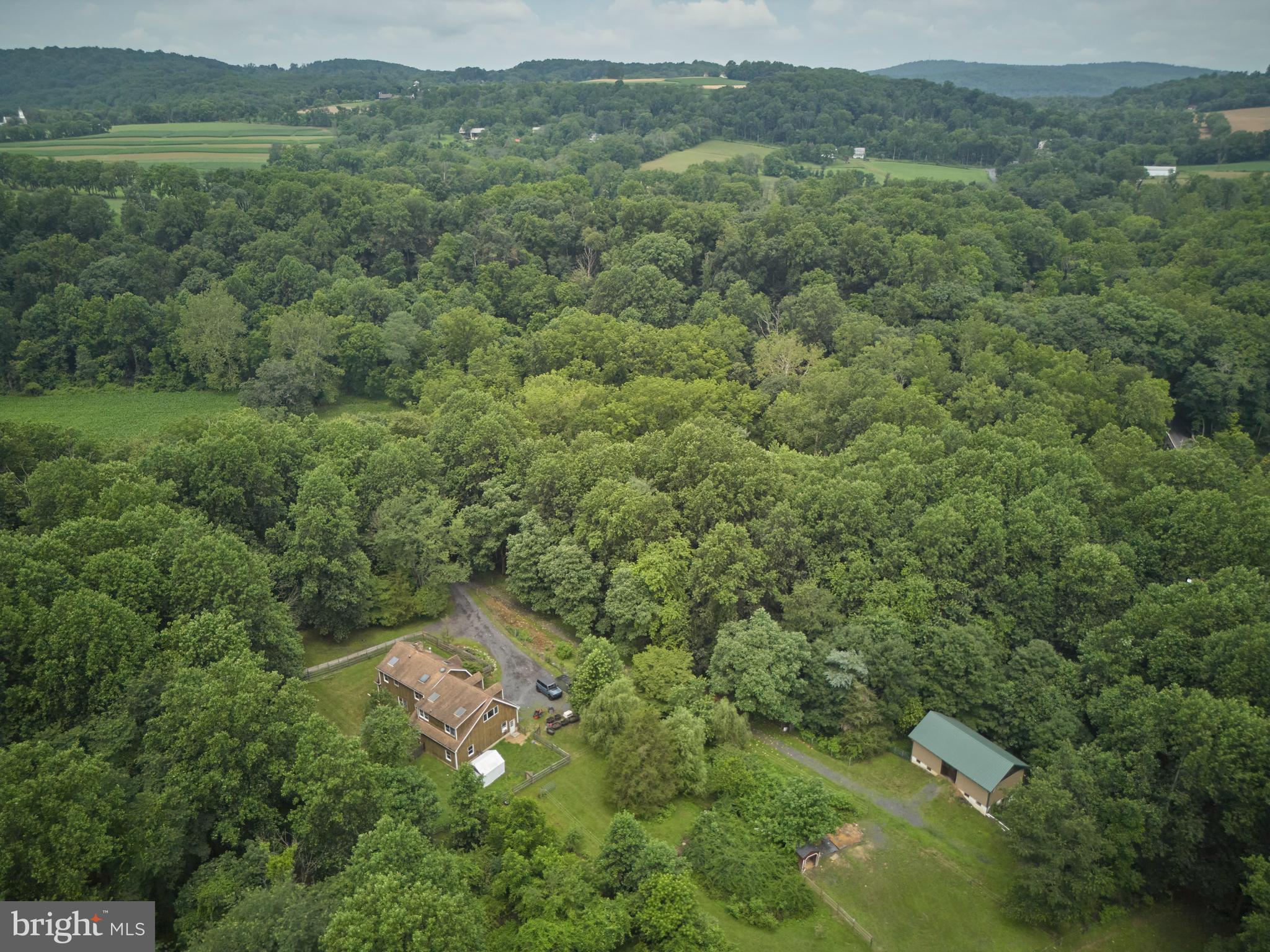 130 Rattlesnake Road Kintnersville, PA 18930 - Photo 5 of 29 an aerial view of a house with a yard