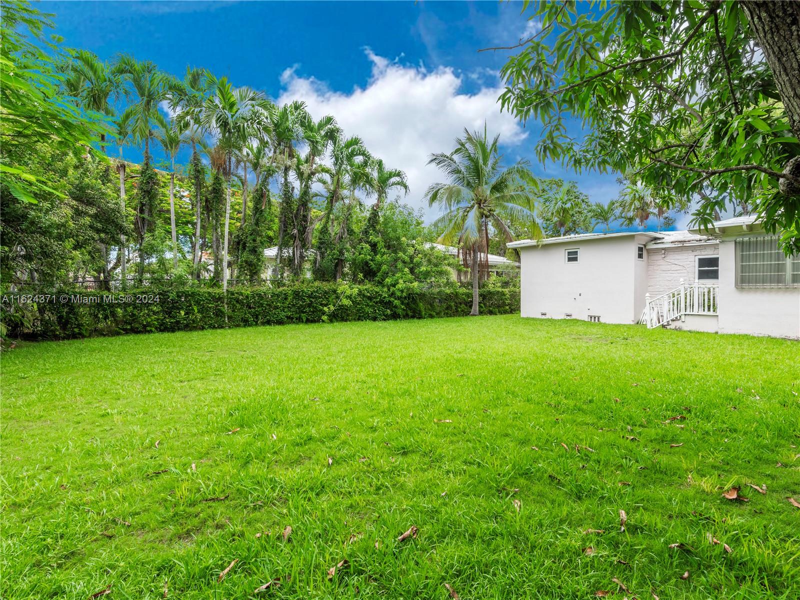 820 Southwest 26th Road Miami, FL 33129 - Photo 2 of 20 a view of a backyard with plants and large trees