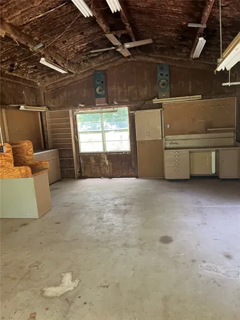 a view of basement