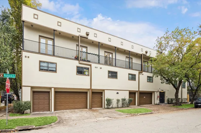 a front view of a building