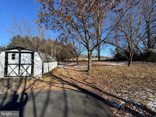 a view of street with view of trees