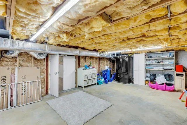 a view of storage and utility room